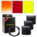 Kit Filtre carr&eacute; couleur (Sunset/Rouge/Jaune/Support)