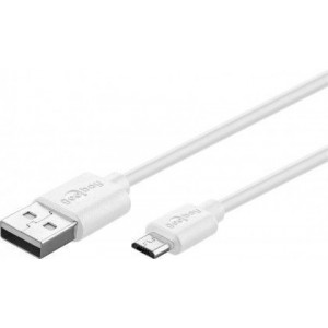 C&acirc;ble Micro USB blanc