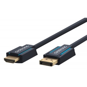 C&acirc;ble adaptateur DisplayPort vers HDMI actif 2 m