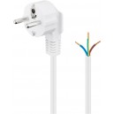 C&acirc;ble &agrave; contact de protection coud&eacute; &agrave; confectionner, 5 m, blanc