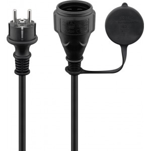 C&acirc;ble d'Alimentation Ext&eacute;rieur, 25 m, noir