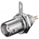 Prise femelle BNC pour un montage sur bo&icirc;tier avec raccord &agrave; souder