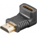 Adaptateur coud&eacute; HDMI&trade;, Dor&eacute;