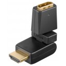 Adaptateur HDMI&trade; 360&deg;, Dor&eacute;
