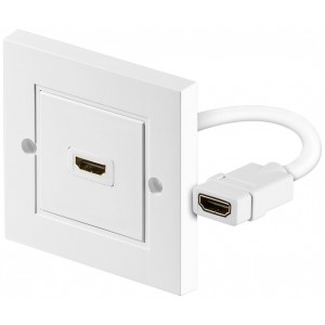 Prise murale HDMI&trade;, Dor&eacute;