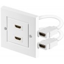 Prise murale HDMI&trade;, Dor&eacute;