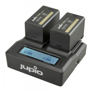 JUPIO Chargeur Duo d&eacute;di&eacute; Canon BP-A30/BP-A60