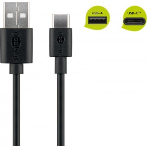 C&acirc;ble 1m de Charge et de Synchronisation USB-C (USB-A vers USB-C)