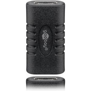 Adaptateur USB-C&trade; vers USB-C&trade;, Coupleur, noir