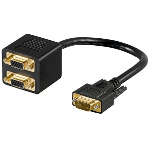 VGA C&acirc;ble Adaptateur, Dor&eacute;