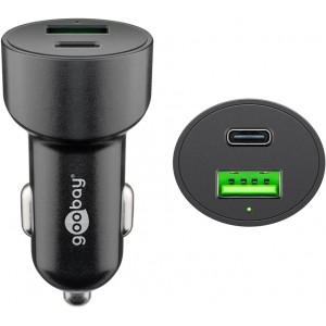 Chargeur Rapide Double USB pour Voiture USB-C&trade; PD (Power Delivery) (48 W)