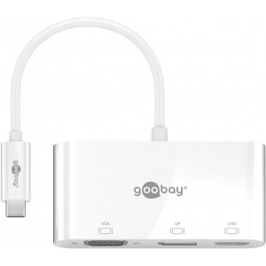 Adaptateur USB-C&trade; Multiport avec VGA, DisplayPort&trade;, HDMI&trade;