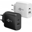 Chargeur Rapide Double USB-C&trade; PD GaN (45 W) noir