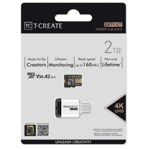 T-CREATE  S.M.A.R.T. MicroSDXC Card Memory Card 256GB