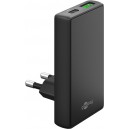 Chargeur rapide 90&deg; 1x USB-C / 1x UBS-A 65W noir
